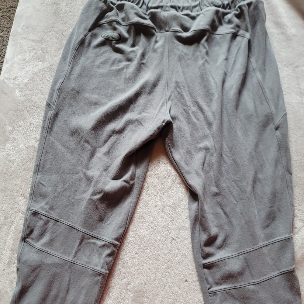 Rawlings Gold Collection Mens Grey Jogger Sweatpants XL Tapered Fleece Athletic‎